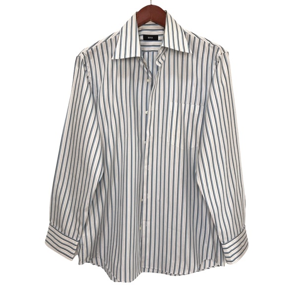 Hugo Boss Other - Hugo Boss 100% Baumwolle Cotton Men’s Dress Shirt - M/L